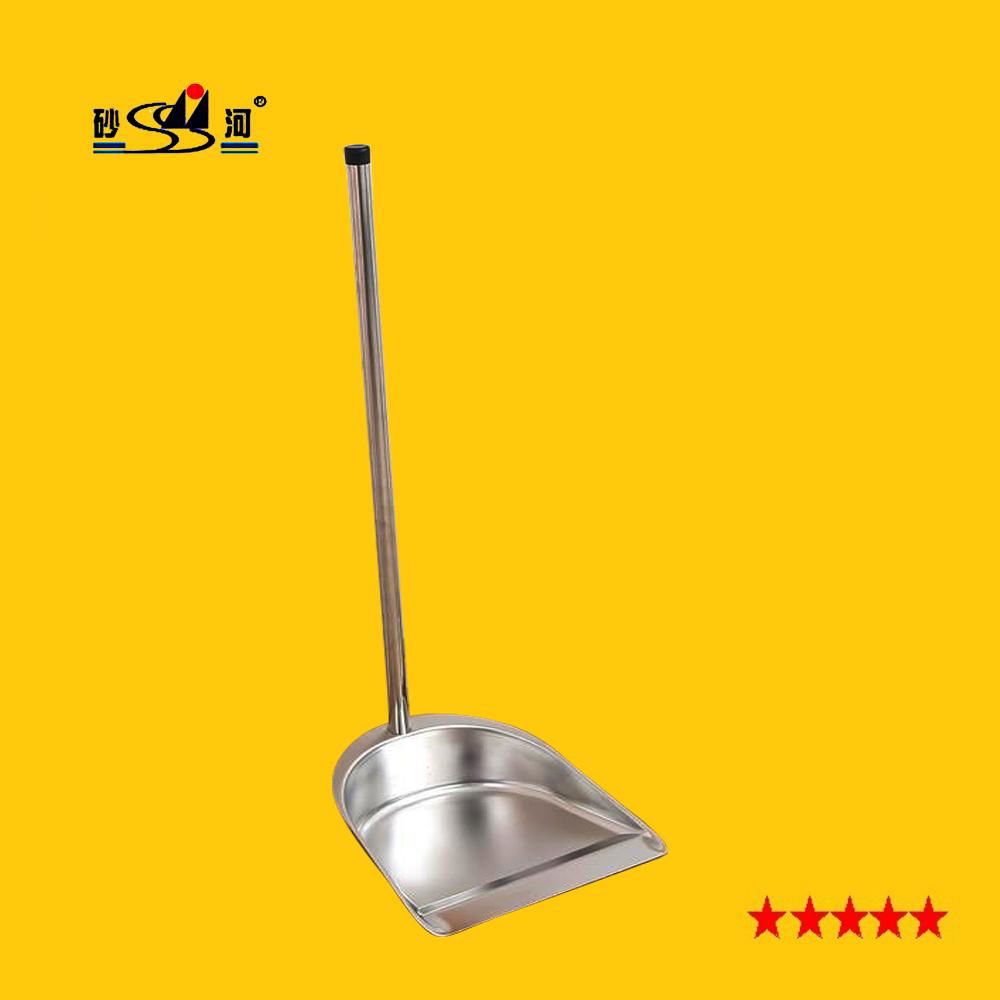 Household New Design Detachable Cleaning Stainless Steel Dustpan with Handle 2