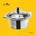 Sainless steel  hot pot/stainless steel chaffy dish Available Induction Cooker