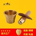 Brass pestle & mortar for Chinese medicine stores