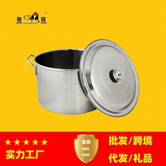Soup Pan With Glass Lid,Stainless steel Hot pot