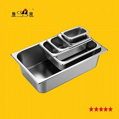 Commercial Kitchen Catering Equipment 1/1 GN Container Food Serving Tray Pans 