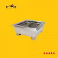 Square built in type hot pot table spare parts Commercial shabu shuba Hot Pot 