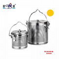 factory direct sales stainless steel perforated soup spice basket Housewear 