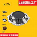 yin yang pan with BBQ grill 2 layer hot pot use for Radiant-cooker summer sales 3