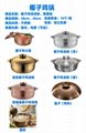 2021 Wholesale Cook ware Food Heating Pot 2 Compartment Hot Pot 3