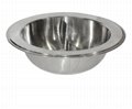 kitchenware s/s round wide-brimmed stock pot with divider fire pot 3