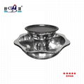 Stainless Steel 2 Layer Chafing Shabu Shabu Hot Oot And BBQ Grill For Serving