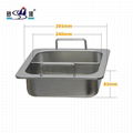 Square Stainless Steel Pot with Partition (2 Compartment)  Cooking Utensils 13