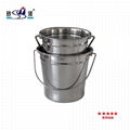 stainless steel metal french fries pails for western restaurant,made in China