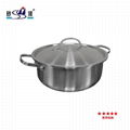 extra thickness Tri-layer steel yin-yang hot pot steamboat