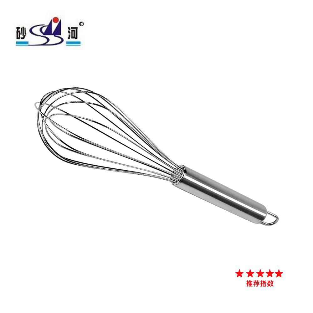 factory direct Kitchen supplies Stainless Steel Piano Whip/Whisk for Egg Beater 3