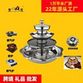 Quadruple tiers combination steamboat mutiple sizes available