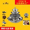 S/S Soup & teppanyaki BBQ steaming steamboat  Available Gas furnace