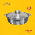 S/S thickened coconut chicken hot pot Available gas stove & induction cooker