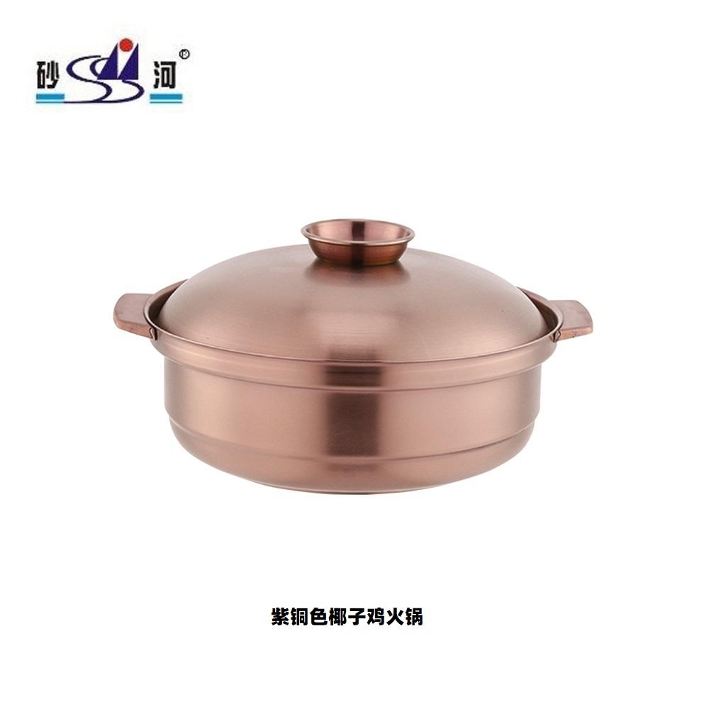 海南椰子雞火鍋加厚不鏽鋼湯鍋商用電磁爐用燉湯砂鍋供廣州店 5