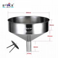 Food Grade Stainless Steel 304/316L Funnel Conical Hopper Hardware 4