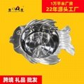 加厚涮涮锅鱼火锅鱼形锅安徽鱼形