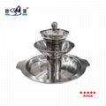 Chinese style steamed dry pot roasted multi-layer pagoda hot pot