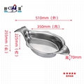 Three layer steel fish shaped pot Soup pot