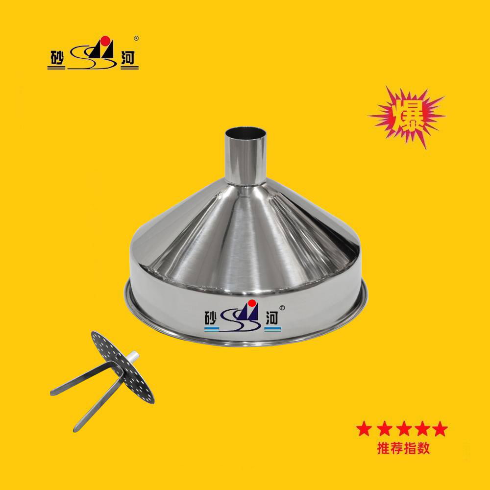 Hopper of soybean milk mill Hardware article funnel S/S Food Machinery Hopper 3