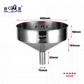 Food Grade Stainless Steel 304/316L Funnel Conical Hopper Hardware 16