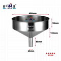 Food Grade Stainless Steel 304/316L Funnel Conical Hopper Hardware 17