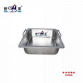 Stainless steel square purification smokeless hot pot base