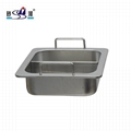 Stainless steel square purification smokeless hot pot base 9