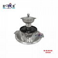 Pagoda style stainless steel trip-layer barbecue hotpot