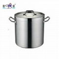 04 style stock pot 304 stainless steel soup bucket 8