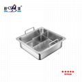  s/s cooking pan with hole Central pot & 2 partition Available Gas furnace