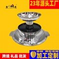 stainless steel pagoda tri-layers steamboat available gas stove 2