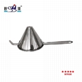 hight quality 18/8 stainless steel kitchen gadget colander w/handle & ear