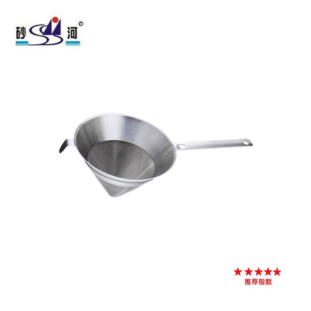 Kitchen Gadget 18/8 s/s colander Oil Filter Strainer with difficult to rust 3