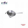 Kitchen Gadget 18/8 s/s colander Oil Filter Strainer with difficult to rust