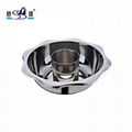 kitchen diameter 40cm s/s lotus basin seafood hot pot Available induction cooker 7