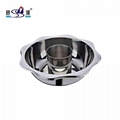 kitchen diameter 40cm s/s lotus basin seafood hot pot Available induction cooker