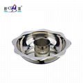 kitchen diameter 40cm s/s lotus basin seafood hot pot Available induction cooker 8