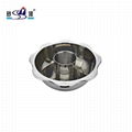 kitchen diameter 40cm s/s lotus basin seafood hot pot Available induction cooker 16