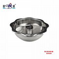 kitchen diameter 40cm s/s lotus basin seafood hot pot Available induction cooker 19