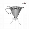 Hopper of soybean milk mill Hardware article funnel S/S Food Machinery Hopper 20