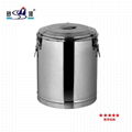 厂家营销不锈钢大容量保温米饭桶厨具汤桶可加锁食品隔热容器出卖