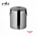 s/s lage capacity insulate heat preservation soup barrel liquid food container  6