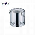 factory direct kitchenware s/s container heat preservation tea barrel with tap  6