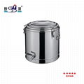 factory direct kitchenware s/s container heat preservation tea barrel with tap  7