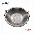 Thickened clear soup hot pot,no stove,suitable for commercial and household use 5