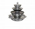 Stainless steel five layers hot pot with BBQ Available Radiant-cooker