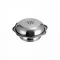 Stainless steel five layers hot pot with BBQ Available Radiant-cooker 10