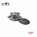 Stainless steel five layers hot pot with BBQ Available Radiant-cooker 11
