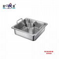 Square built in type hot pot table spare parts Commercial shabu shuba Hot Pot  12